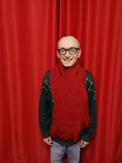 26th Oct 2023 - My husband asked me to knit a warm red scarf for his birthday.