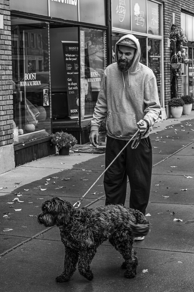 A Man and His Dog by darchibald