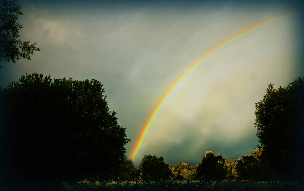 Early morning rainbow by ludwigsdiana