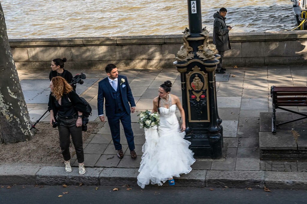 Wedding by the Thames by pusspup