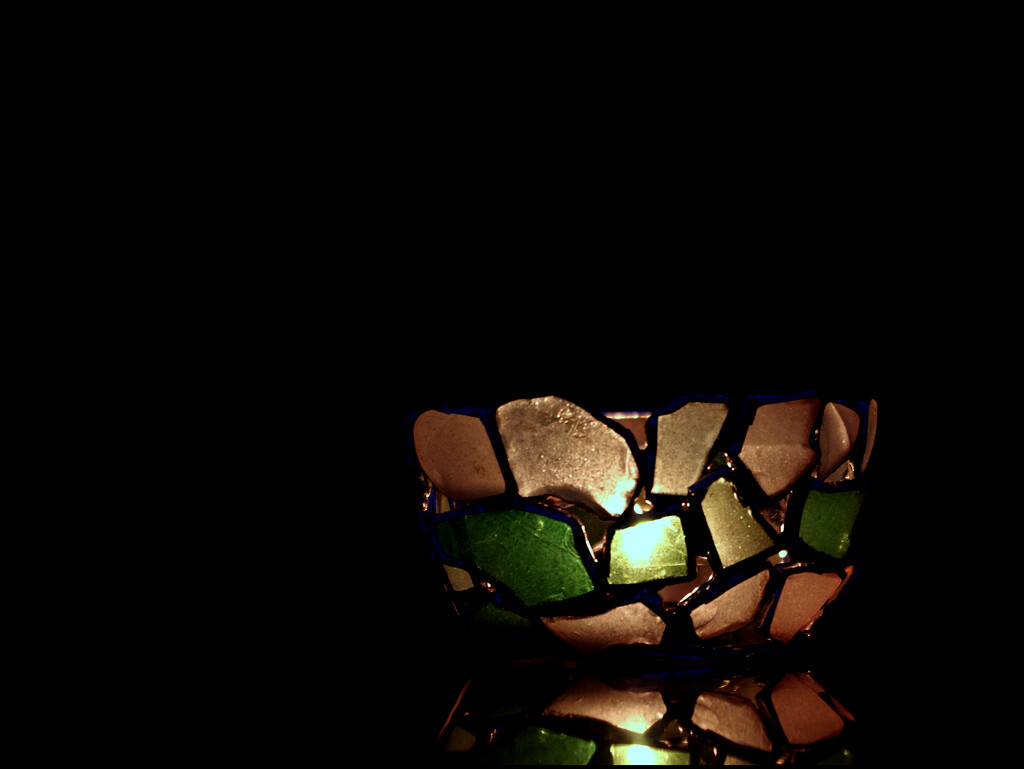 Tiffany Seaglass Tealight by 30pics4jackiesdiamond