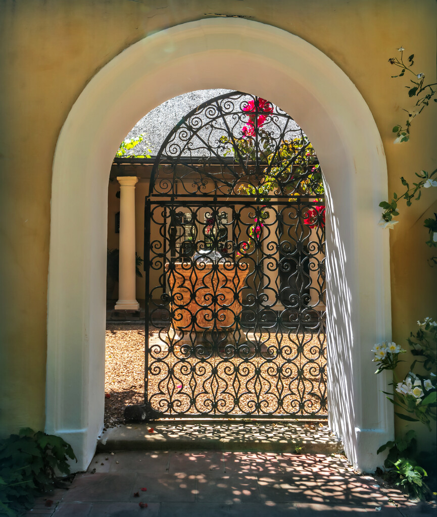 Peeping through a gate by ludwigsdiana