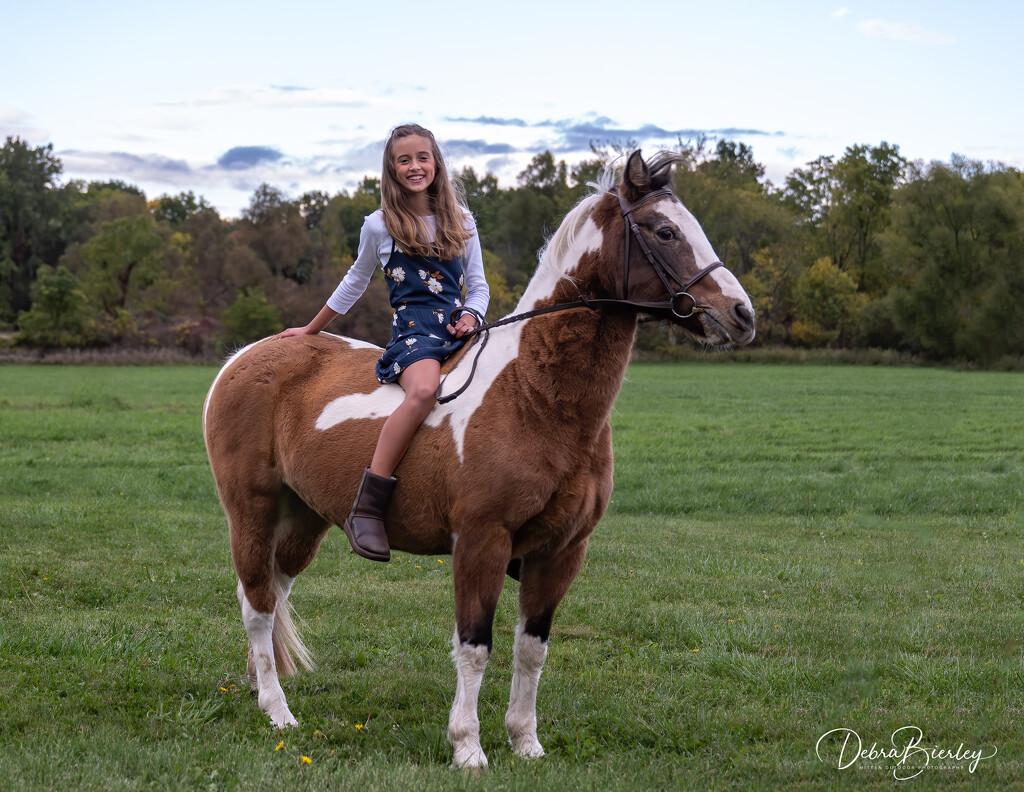 My granddaughter on Nutmeg by dridsdale