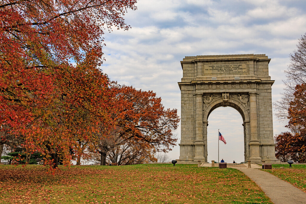 Valley Forge National Memorial Arch by hjbenson