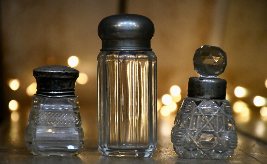 Perfume jars by una1965