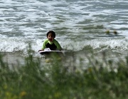 13th Nov 2023 - This little one was having a great time in the surf nana was close by watching 