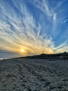 14th Nov 2023 - Sunset on the beach. 