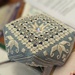 The completed Hardanger Embroidery pin cushion  by sarah19