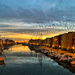 Sunset on the harbor.  by cocobella