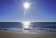17th Nov 2023 - The sun beams dancing on the sea, like sparkling diamonds.