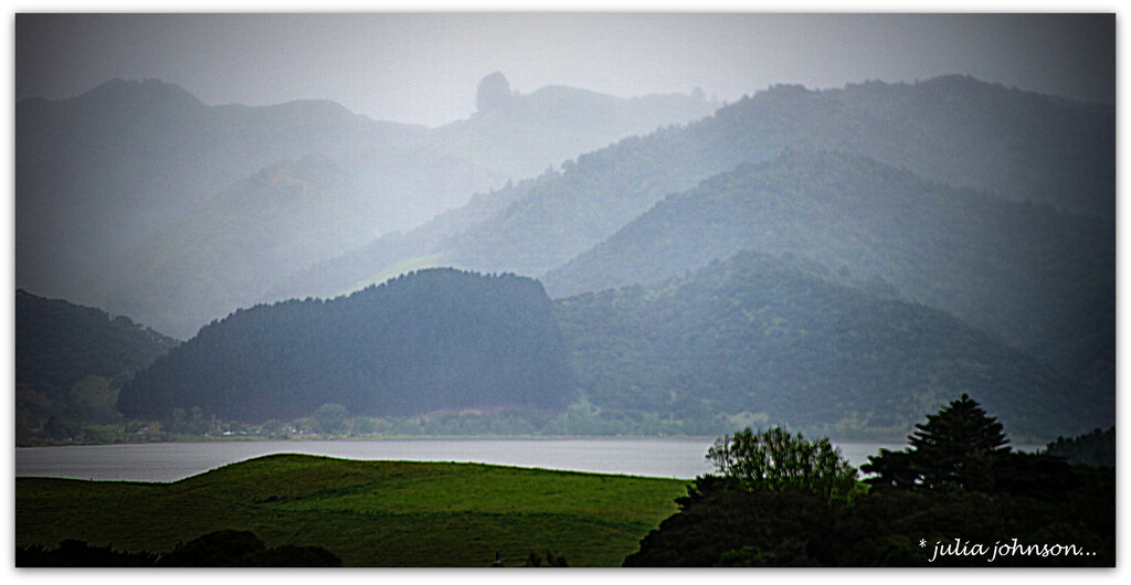 Hazy River Hills by julzmaioro