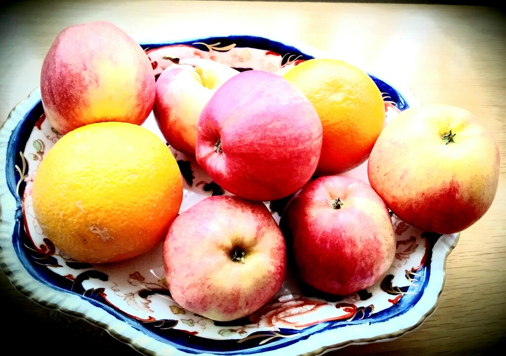 Apples and oranges.  by beryl