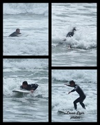 20th Nov 2023 - Yesterday saw surfers come out to enjoy the sea , this guy really got pounded going out 