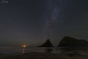 19th Nov 2023 - Moon Going Down and Milky Way