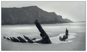 20th Nov 2023 - Helvetia - Shipwreck 1887 Rhossili Beach