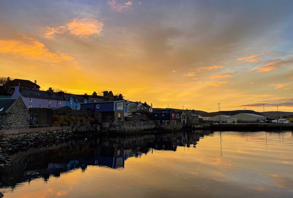 Calm Scalloway Morning by lifeat60degrees