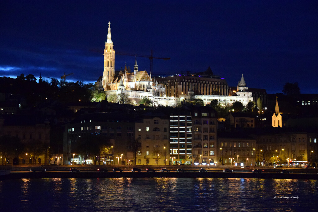 Matthias Church with the Fisherman's Bastion by kork