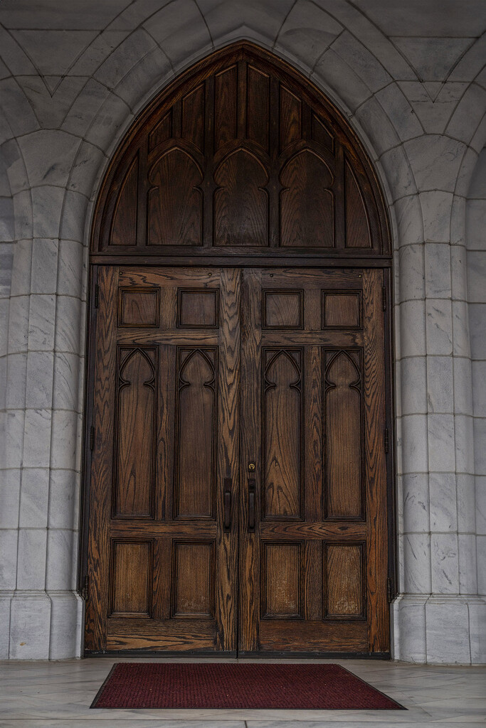 First Baptist Church Doors by k9photo