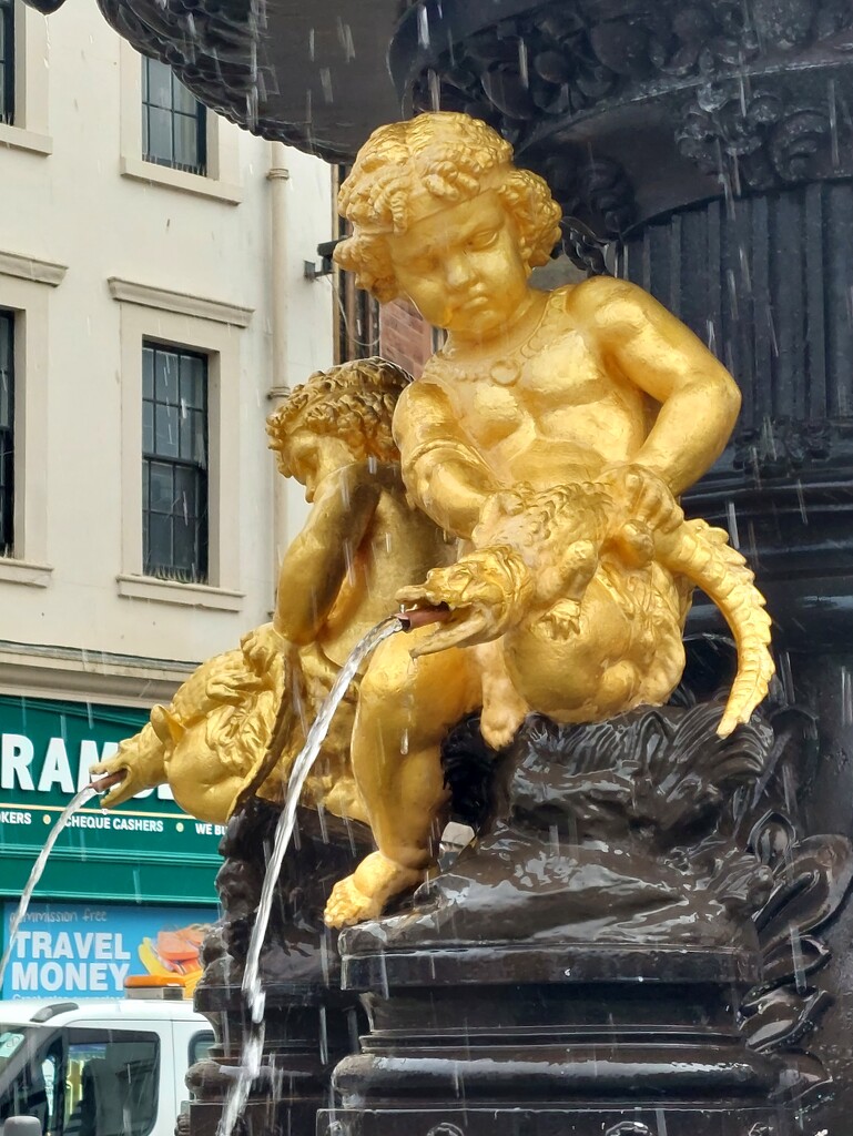 Detail of Dumfries Fountain  by samcat