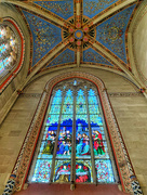 26th Nov 2023 - Stain glass of the Maccabee’s chapel. 