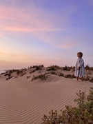 22nd Oct 2023 - sunset on the dunes