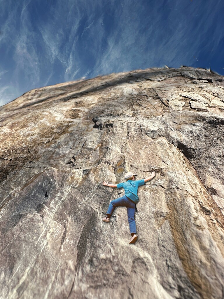 Climbing in Yosemite by thedarkroom