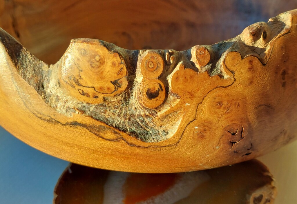 Detail of burr elm bowl by samcat