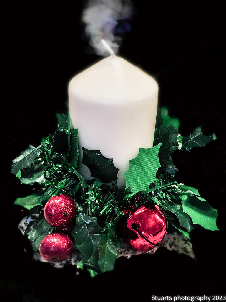 Christmas candle  by stuart46