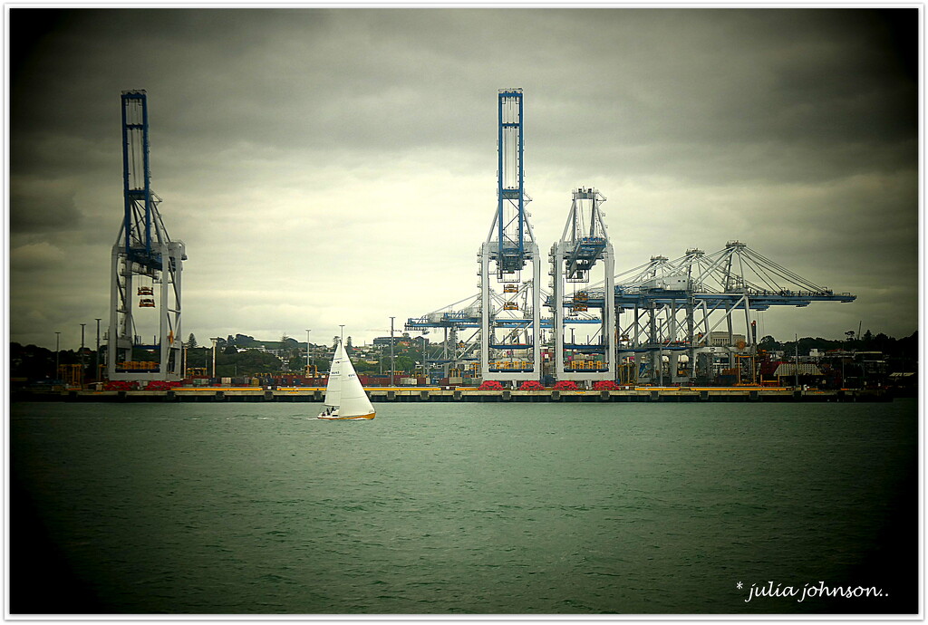 Auckland Wharf's by julzmaioro