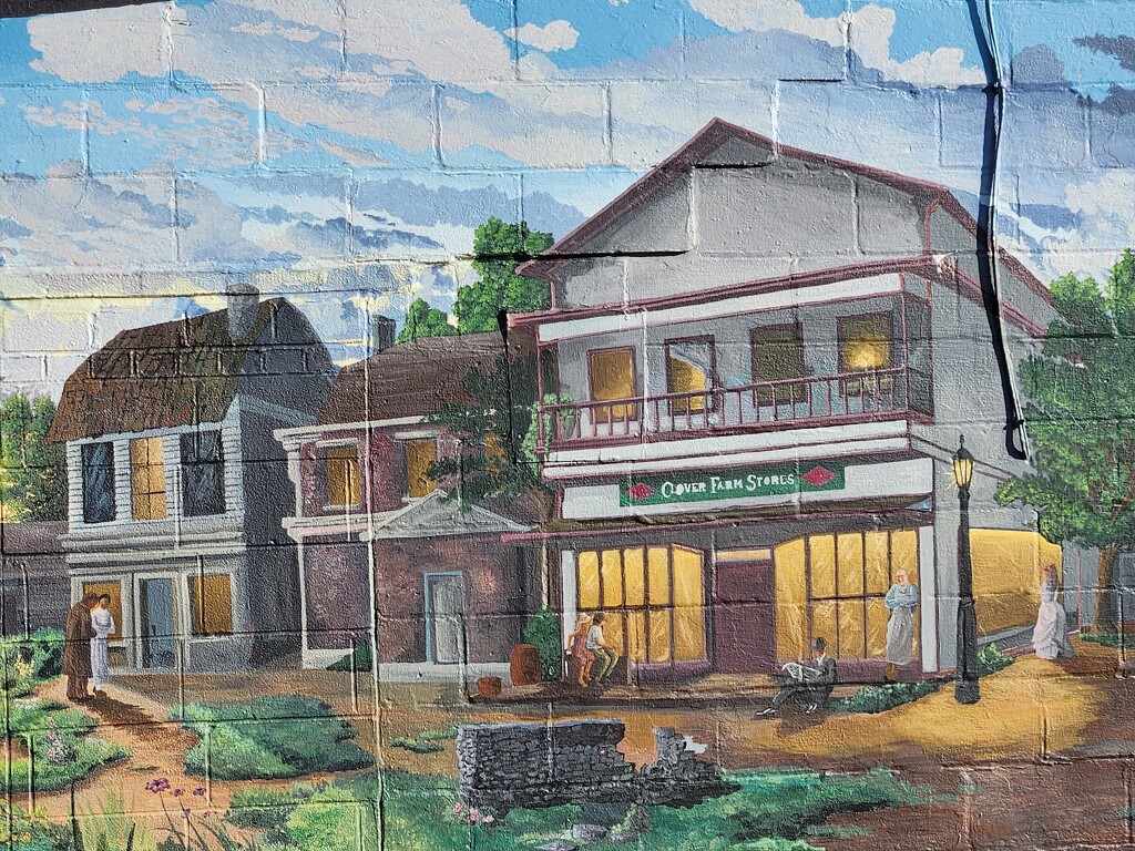 Mural at the General Store  by brillomick