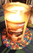 1st Dec 2023 - LED candle of Hope. 