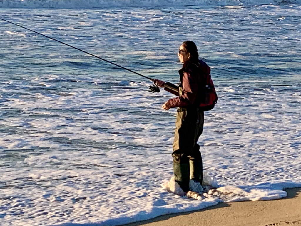Serious Fisherwoman by ososki