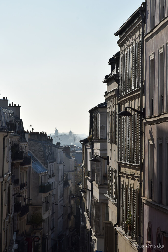 Opera view from a Montmartre street by parisouailleurs