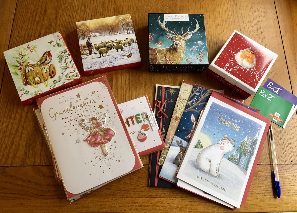 Making a Start on Christmas Cards by susiemc