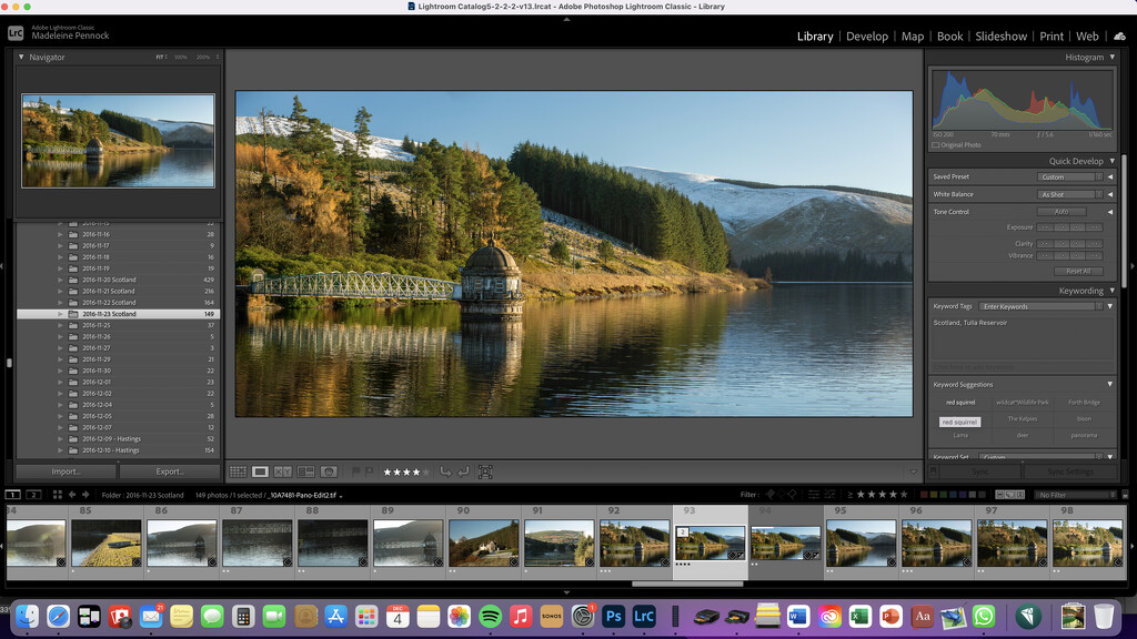 4 - Looking at Back Catalogue on Lightroom  by marshwader