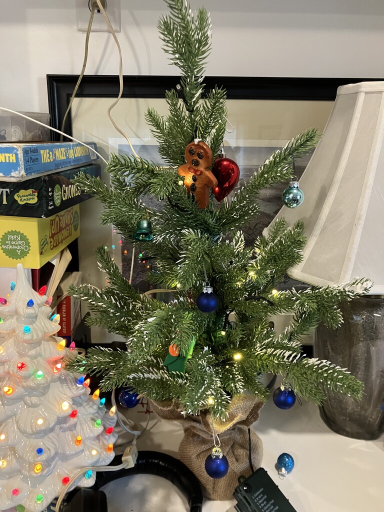 Our tiny fake tree by gratitudeyear