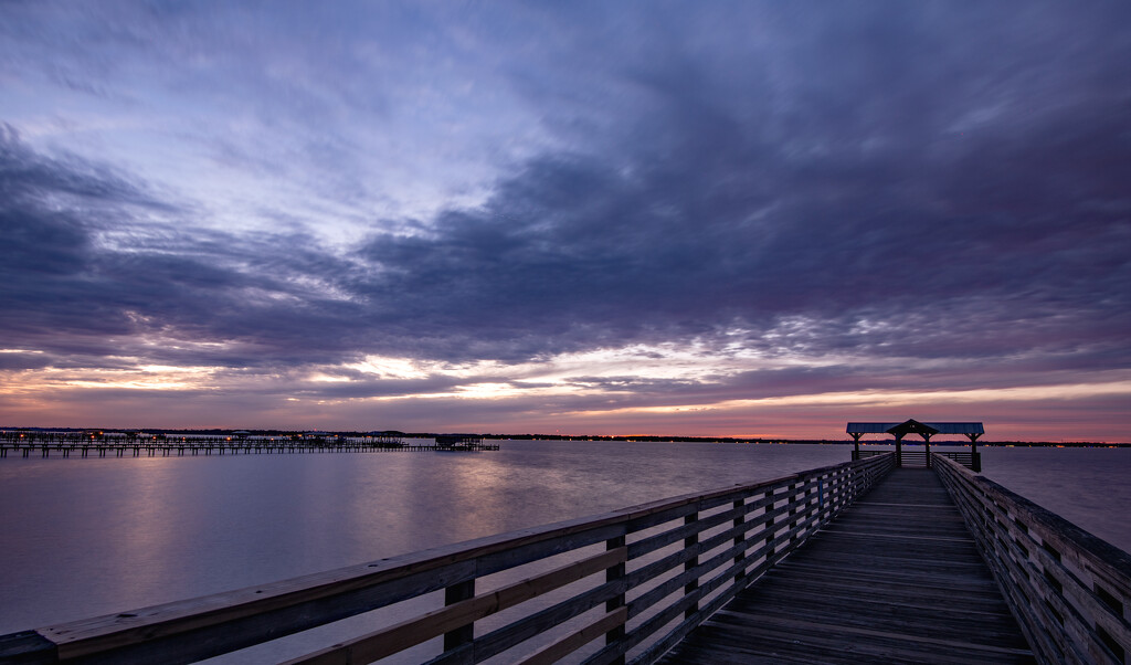 A Little Sunset Down the Pier! by rickster549