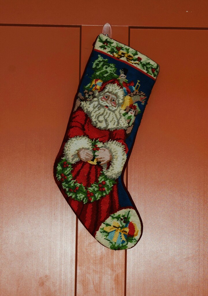 12 4 Stocking on a Door by sandlily