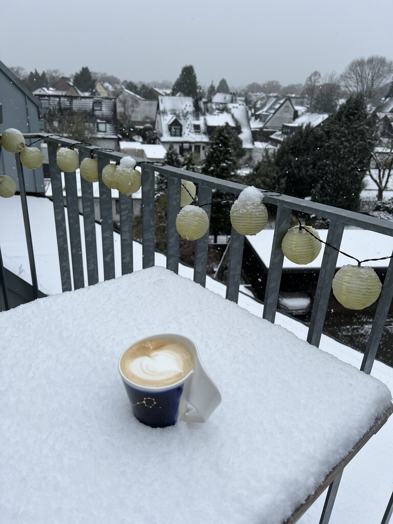 Coffee in winter wonderland by ctst