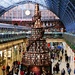 St Pancras Railway Station Christmas Tree by fishers