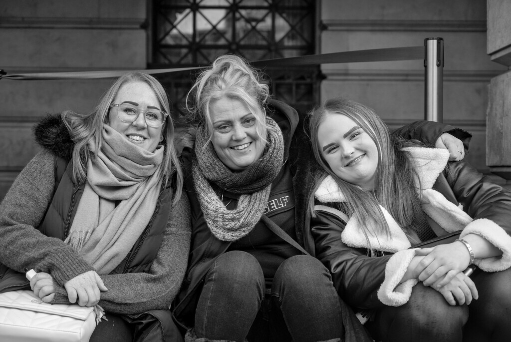 100 Strangers : Round 5 : No. 402 : Mel, Emma and Amy   by phil_howcroft