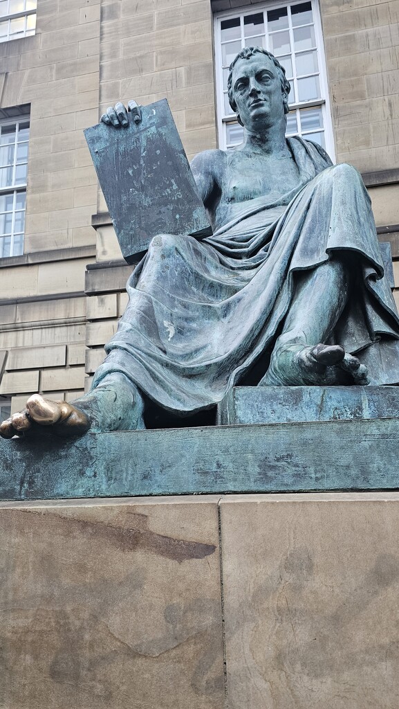 David Hume Sculpture  by pammyjoy