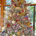 Christmas tree of dried flowers by larrysphotos
