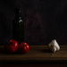 Tomatoes and garlic by theredcamera