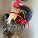 My  Texas Green Legged Grey rooster by louannwarren
