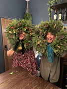 11th Dec 2023 - Having fun wreath making 