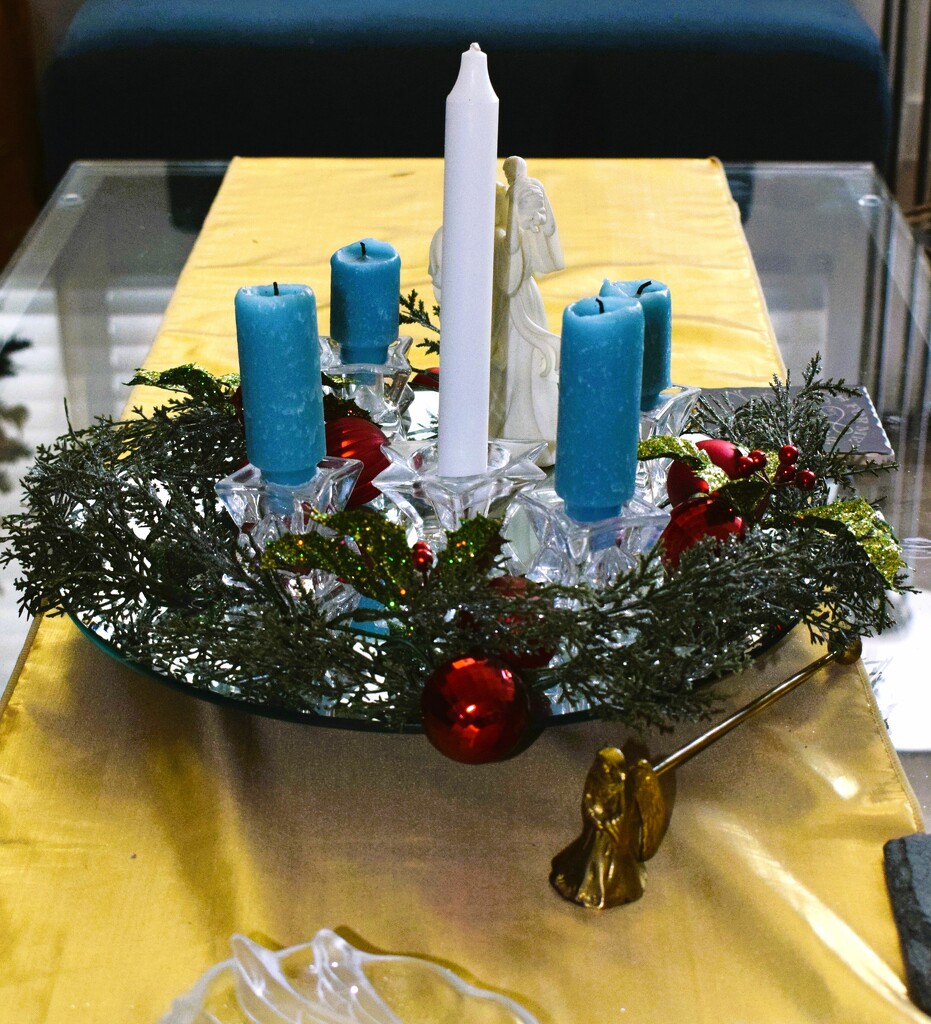 12 11 Advent wreath at our home. by sandlily