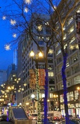 13th Dec 2023 - Christmas lights along State Street in Chicago.