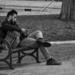 Man on a Bench by dkellogg