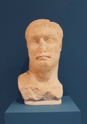 15th Dec 2023 - 2nd C.AD -    Marble head of state -  Roman emperor Trajan 